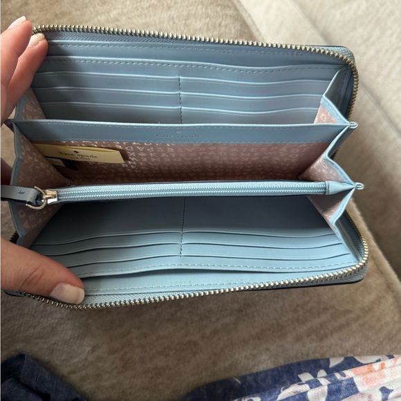 Kate Spade Grove Street Neda Blue Dawn Wallet - Picture 5 of 5